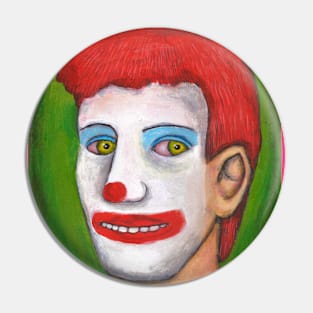 Clown Selfportrait Pin