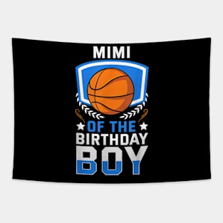 Mimi Of The Birthday Boy Basketball Family Celebration Tapestry