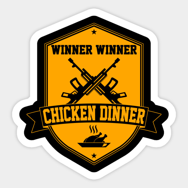 Winner Winner Chicken Dinner - Pubg - Adesivo | TeePublic IT