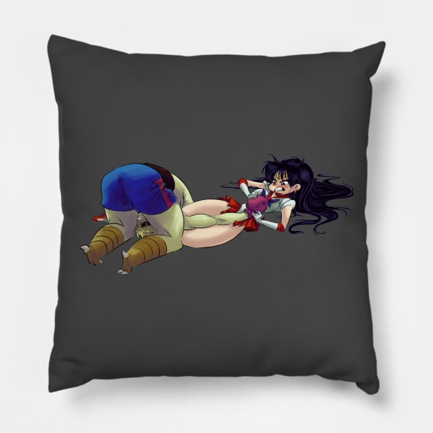 Sailor Mars VS Boxy Pillow by deucenine