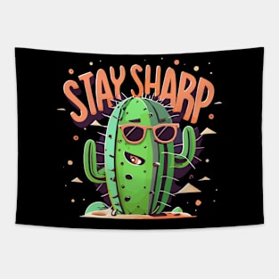 Stay Sharp Cacti Top Tapestry