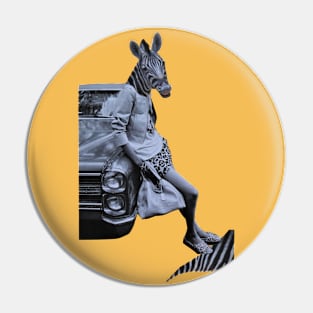 Zebra Girl Pin