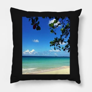 Tropical Summer Beach Pillow