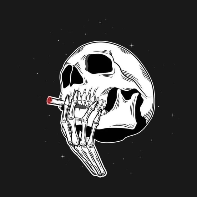 Skull SMoking by Kehed Records