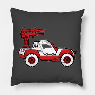 DREADNOK GROUND ASSAULT (Distressed Red) Pillow