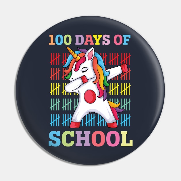 100 Days of School - Fantastic Unicorn Student Pin by Pop Cult Store