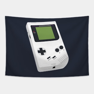 Retro Handheld White Tapestry