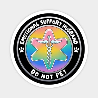 Emotional-Support-Husband-Do-Not-Pet Magnet