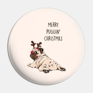 PUGGIN CHRISTMAS Pin