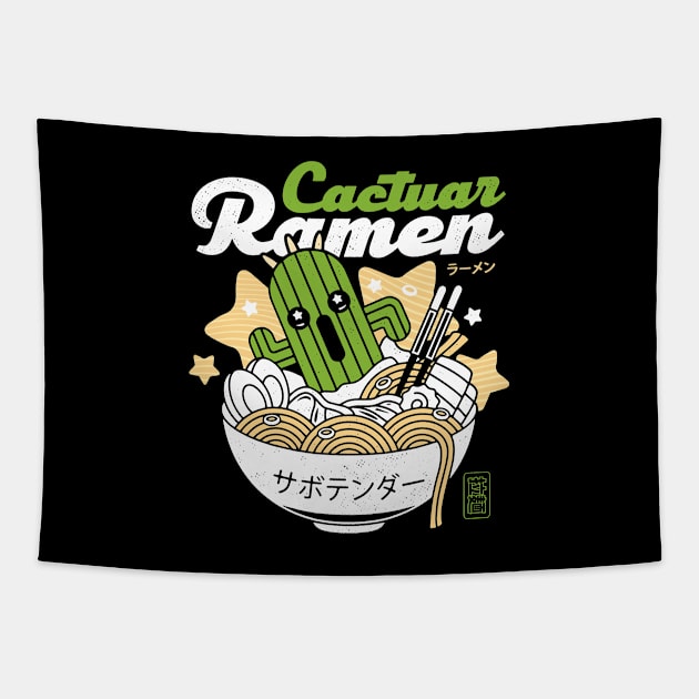 Cactuar Ramen Aesthetic Tapestry by Lagelantee