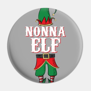 Nonna Elf - Italian Grandma Family Christmas design Pin