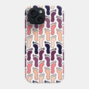 Human Footprints Warm Palette Phone Case