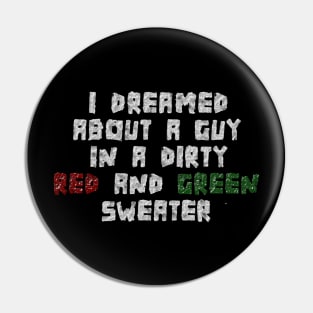 Red and Green Sweater Pin