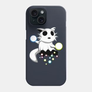 christmas Cat Hunting Magical Orbs Phone Case