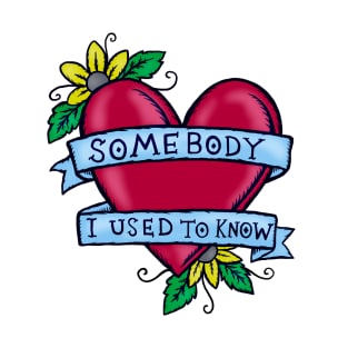 Somebody That I Used to Know – Illustrated Lyrics T-Shirt