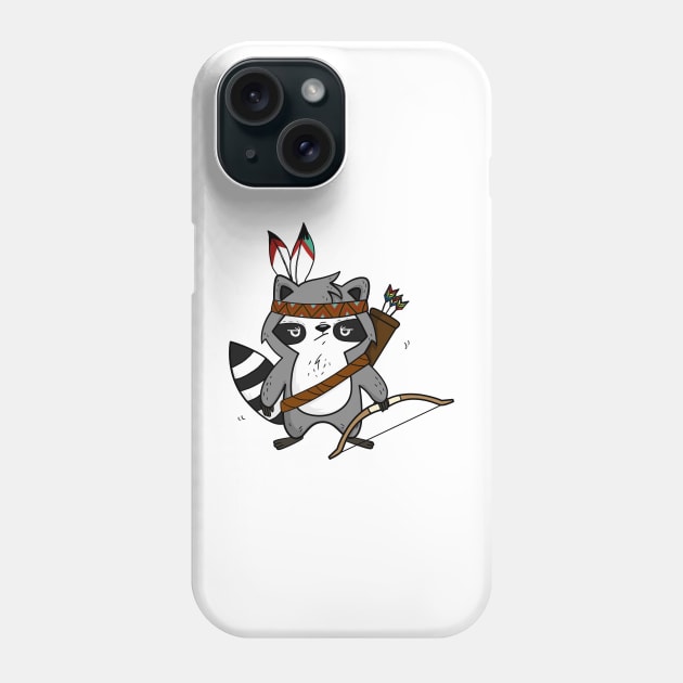 Apache The Raccoon Phone Case by lunaticpark