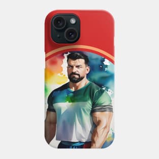 A muscular dad Phone Case