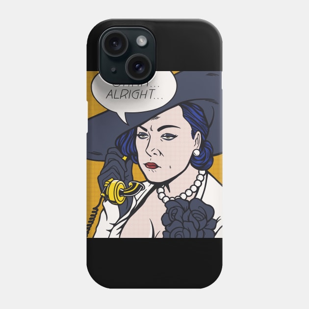 Badmood Vampire Lady Phone Case by yellovvjumpsuit