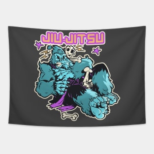 Jiu Jitsu, Gorilla vs Skeleton Tapestry