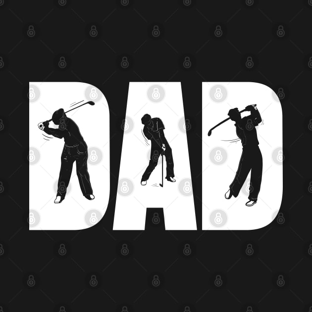 Golf Dad - Cool Fathers Day gift for golfing father by Shirtbubble