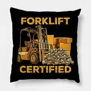 Forklift Certified Equipment Pillow