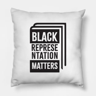 Black Representation Matters - librarian Pillow