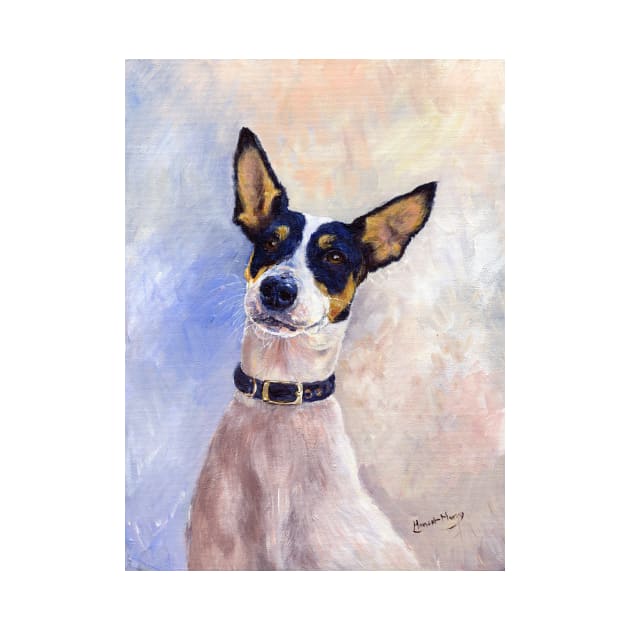 Daisy - Portrait of a Ratonero Bodeguero Andaluz by margaretmerry