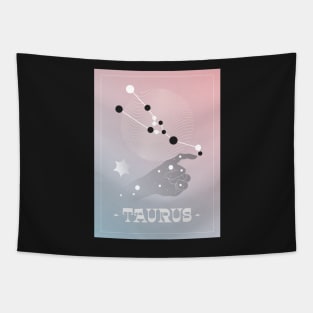 Taurus Zodiac Art Tapestry