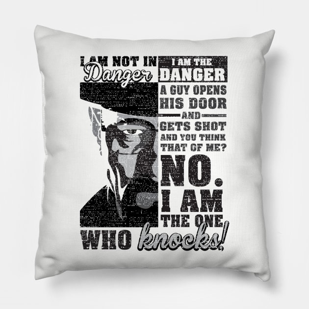 Heisenberg - I am the Danger Pillow by ryanjaycruz