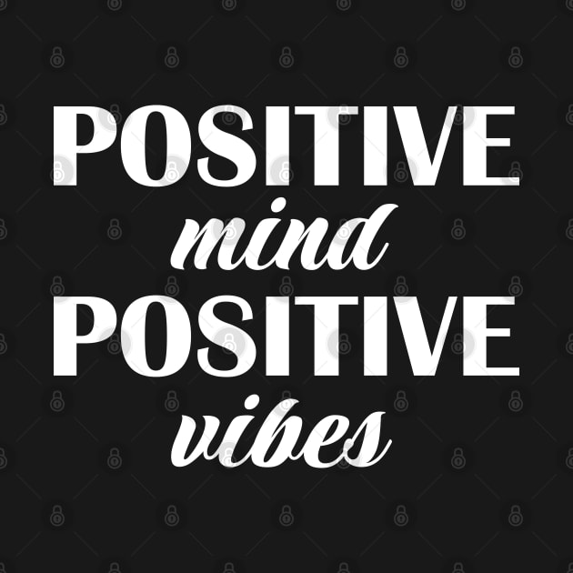 postive mind postive vibes design for teacher by ArtoBagsPlus