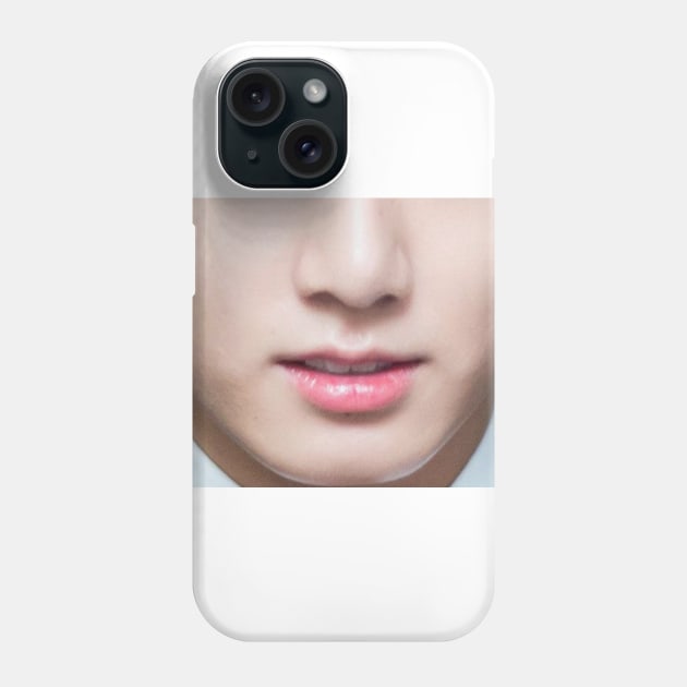 bts army jungkook face mask Phone Case by thehollowpoint