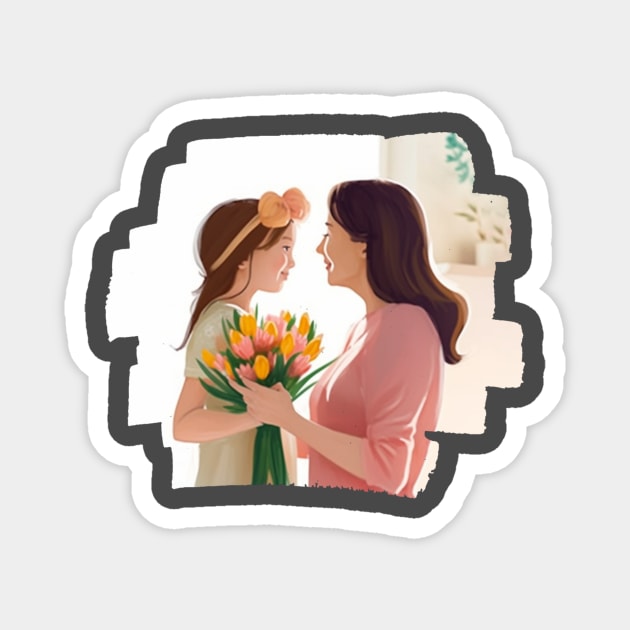 Mothers day Magnet by Pixy Official