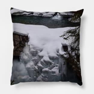 Ice Dam in the Rockies. Pillow