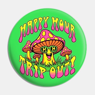 Psychedelic Mushroom - Hippie Pin