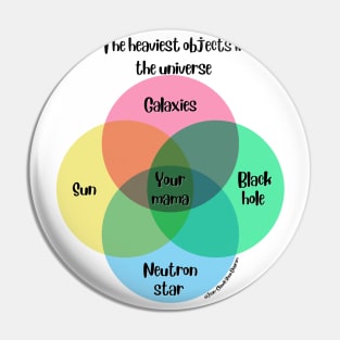 Venn Diagram The heaviest objects in the universe Your Mama Pin