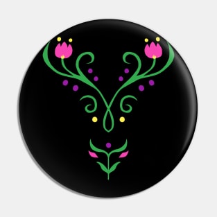 Rosemaling Pin