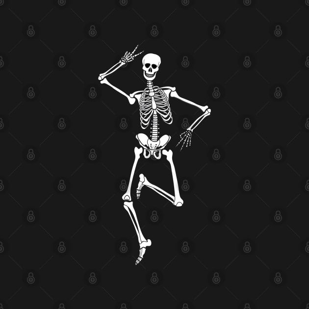 Skeleton dancing by beakraus