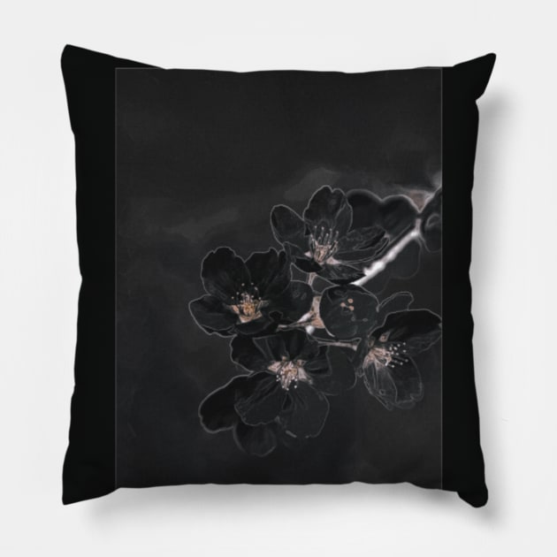 Memories aesthetic beautiful bloom flowers cherry blossom romantic love beauty Pillow by AGRHouse