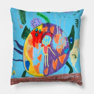 Coffee and Donuts - Homeschool Art Class 2021/22 Artist Collab T-Shirt Pillow