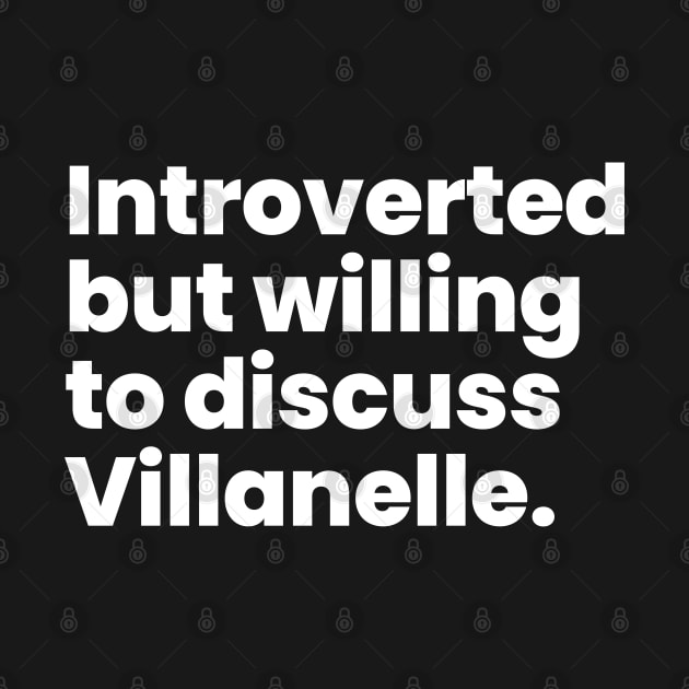Introverted but willing to discuss Villanelle - Killing Eve by VikingElf