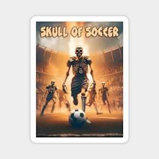 Skull of Soccer Magnet