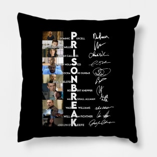 Prison Break Cast  Signature Pillow