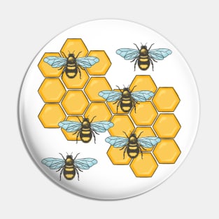 Honey Bees Pin