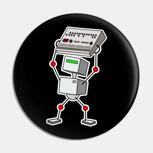 Robot Holding Synth (Small) Pin