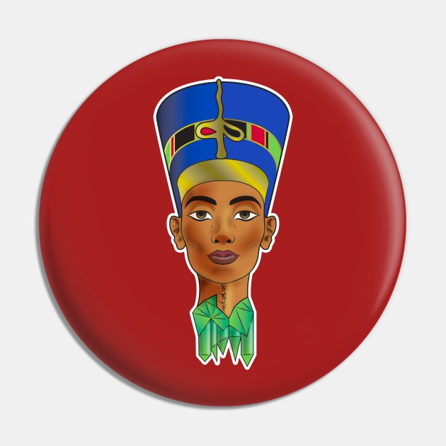 Nefertiti Pin by Kymyst