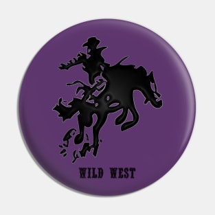 Western Era - Wild West Cowboy on Horseback 10 Pin