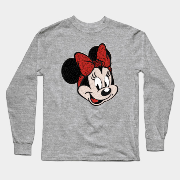 Minnie Mouse Bambina Maglietta a Maniche Lunga
