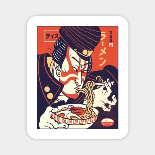 Japanese Anime Jotaro Eating Ramen Magnet