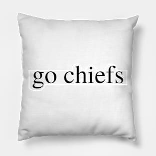 go chiefs Pillow