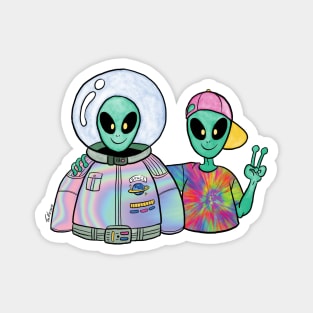 Alien friends Magnet
